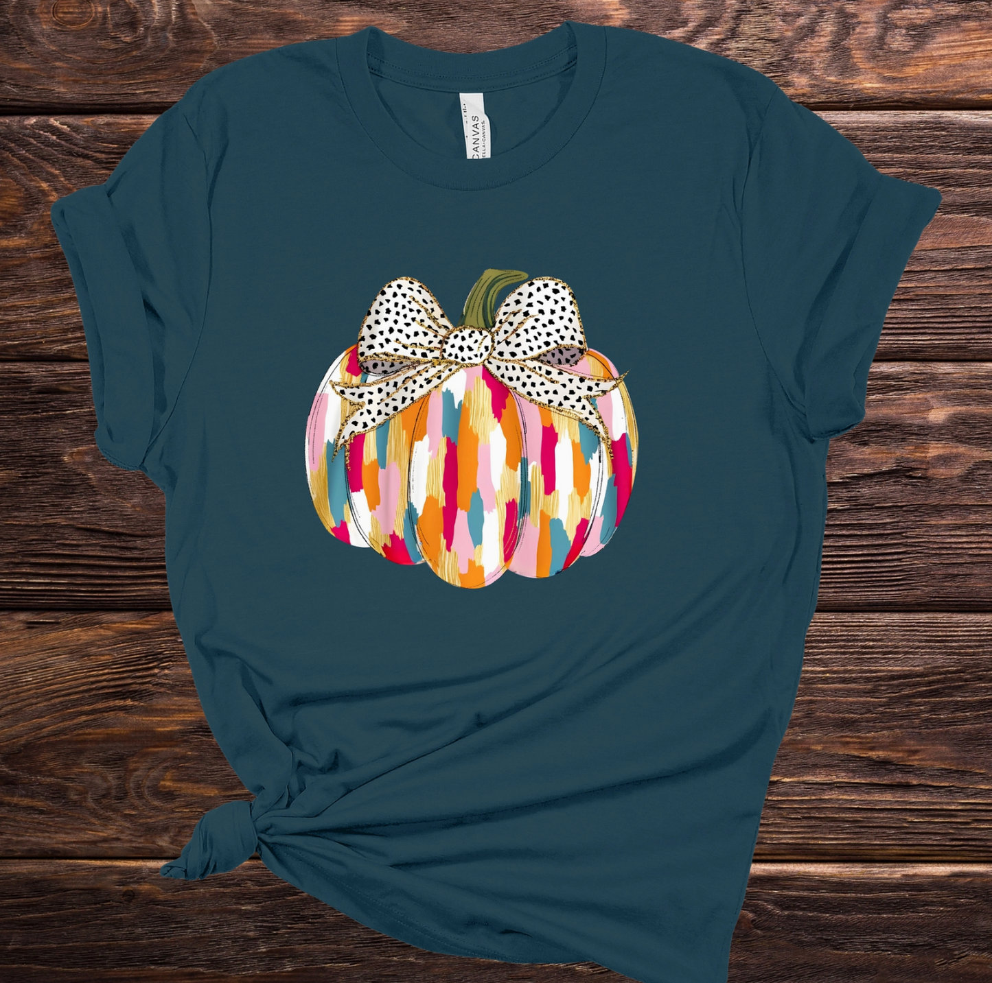 Bright Color Pumpkin Tee