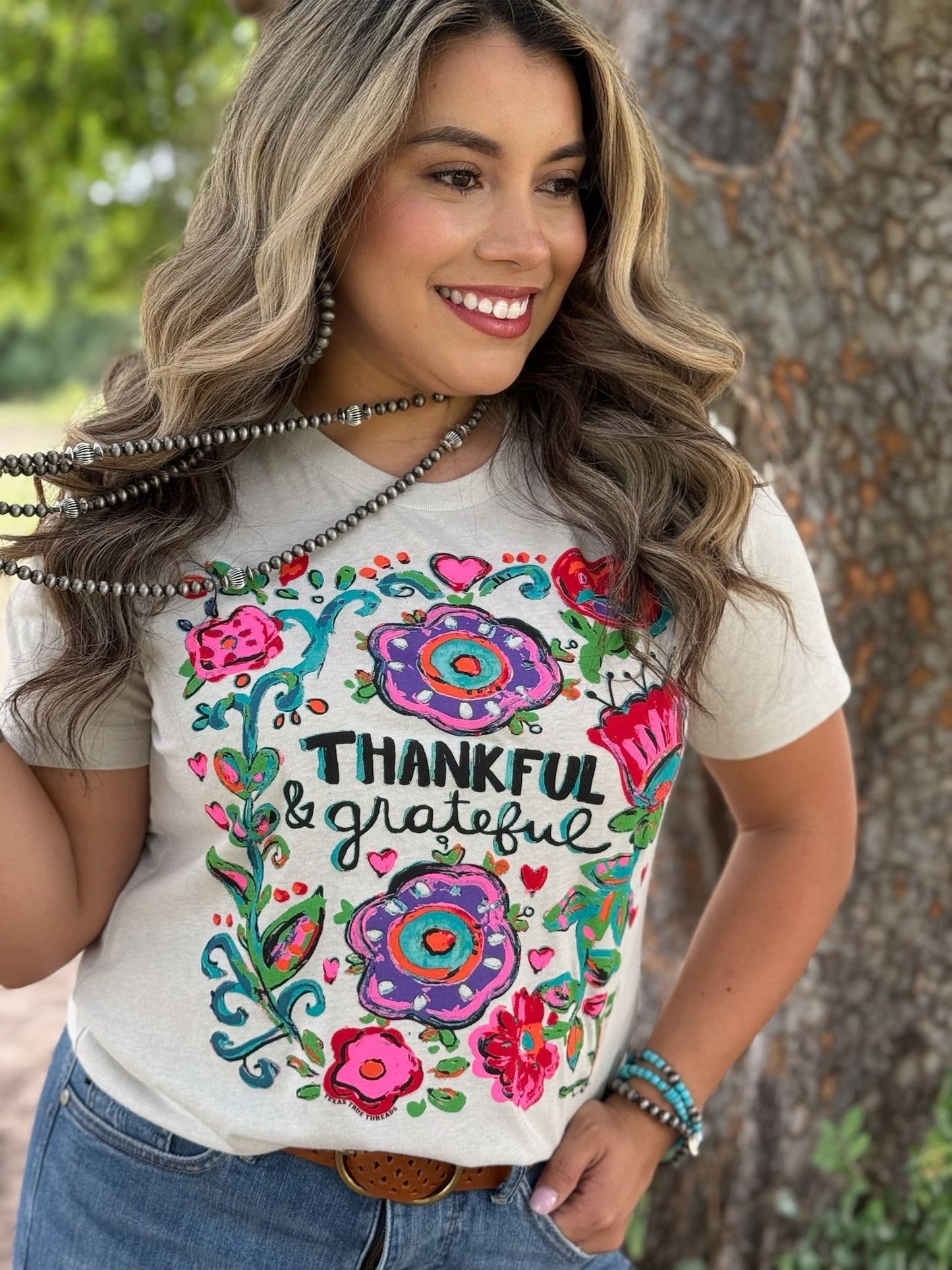 Thankful & Grateful Tee and Sweatshirt