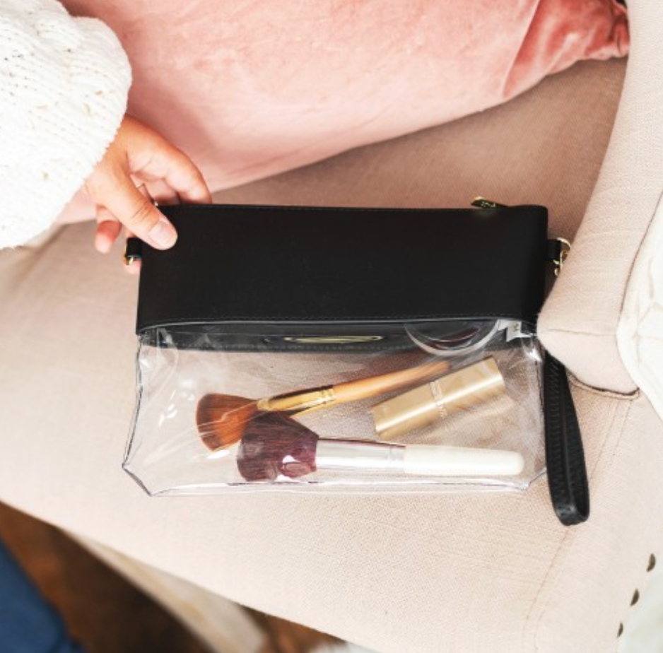 Black Clear Purse