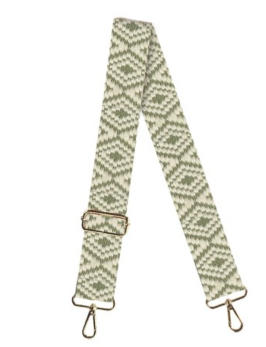 Sage Textured Crossbody Strap