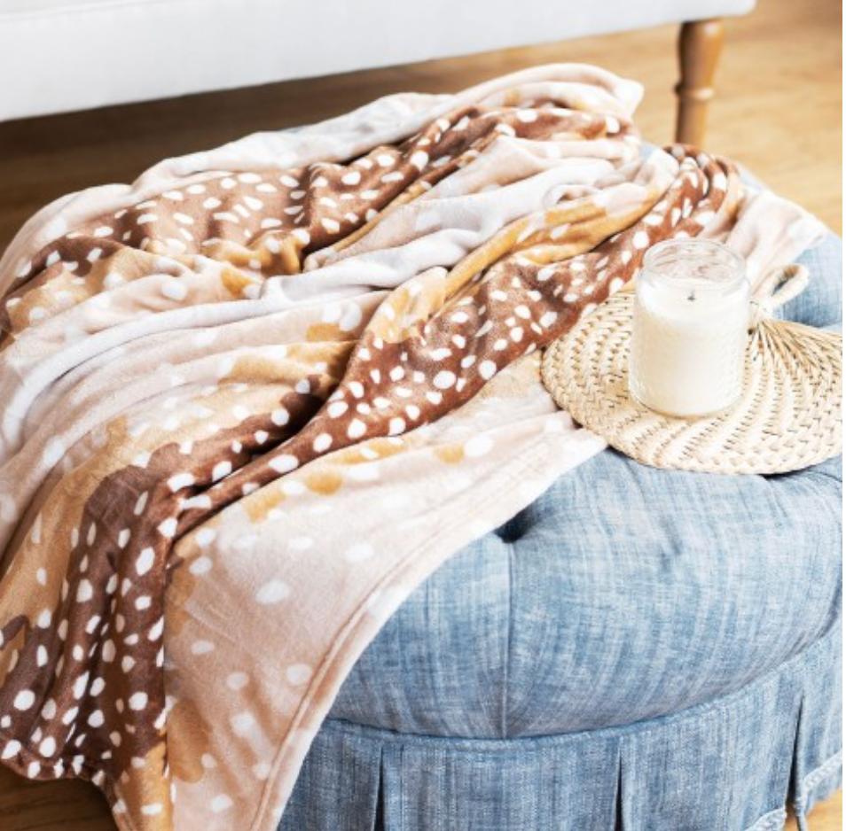 Fawn Plush Blanket