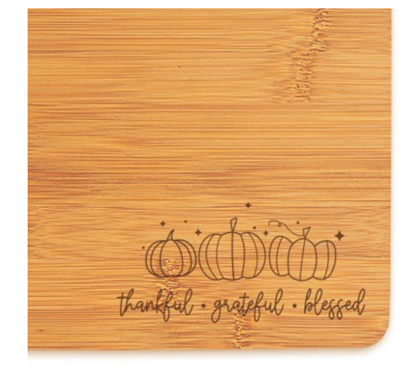 Thankful, Grateful, Blessed Charcuterie Board