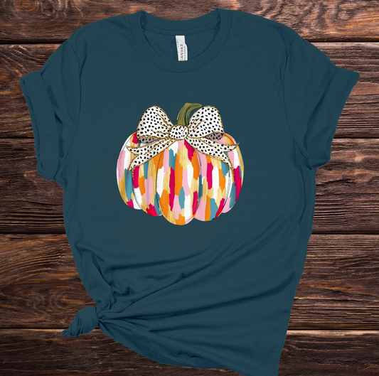 Bright Color Pumpkin Tee